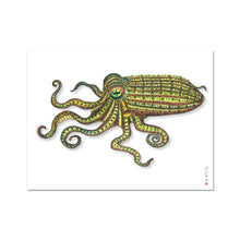 Load image into Gallery viewer, The iridescent octopus Fine Art Print
